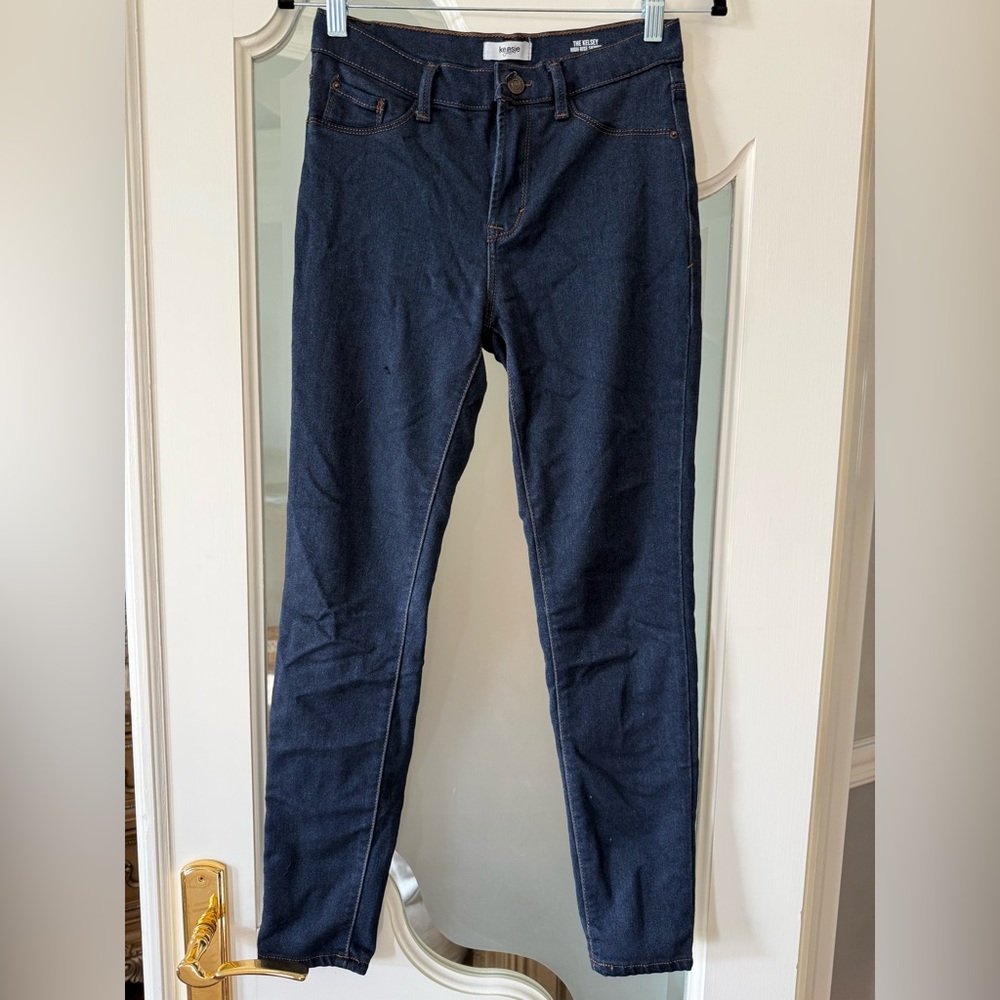 Kensie Men's Dark Blue Skinny Jeans
